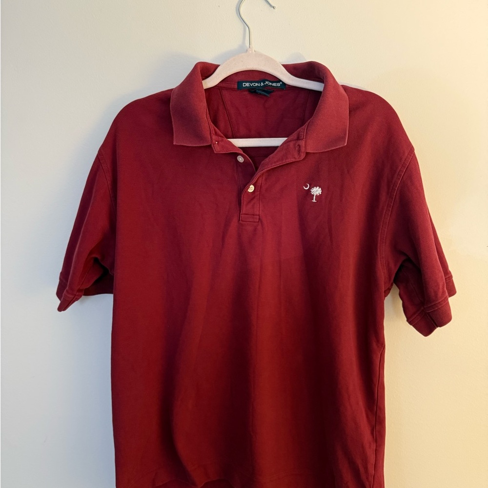 Golf Polo - South Carolina - Palm Tree & Moon - Golf Shirt
